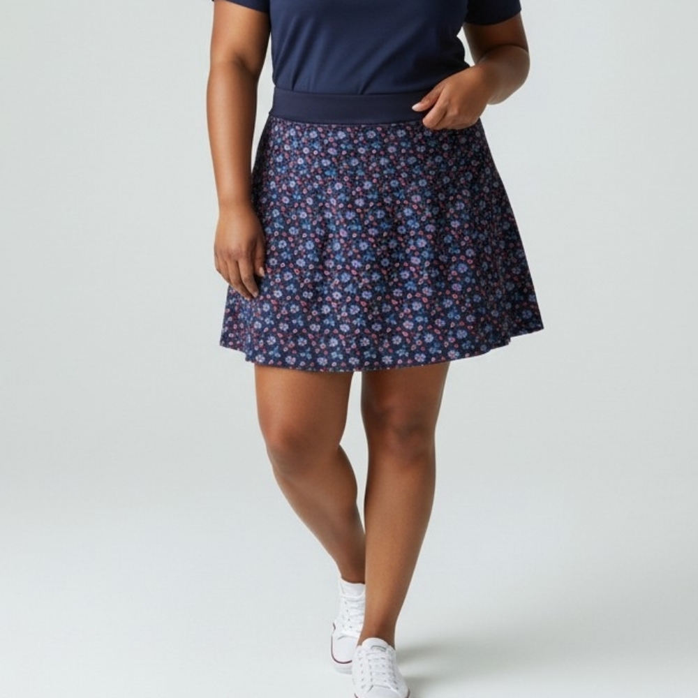 RLX Ralph Lauren Floral Athletic Mini Skirt With Shorts XL